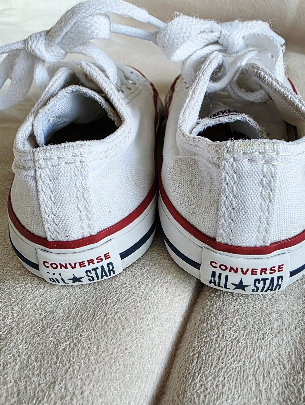 Black and White Toddler Converse Low Top Sneakers Both size 5 - Picture 10 of 13